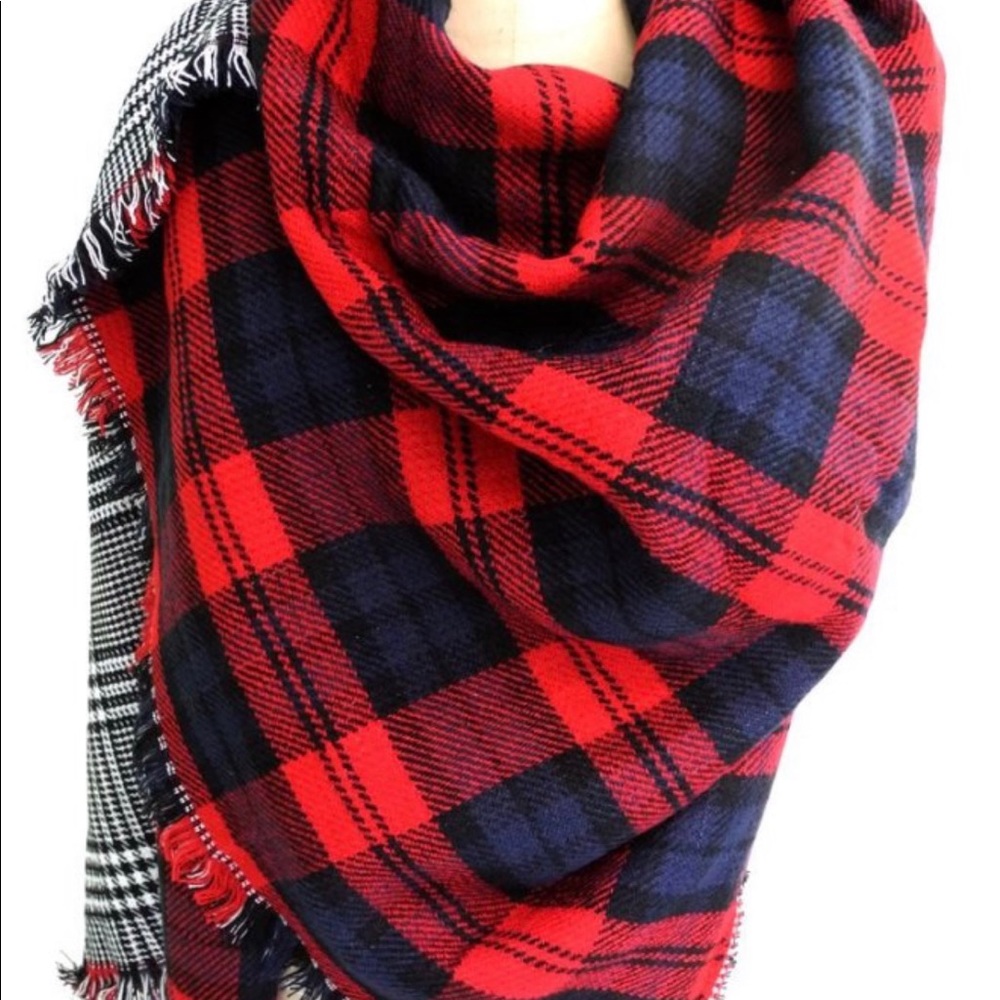 Plaid scarf.    NWOT